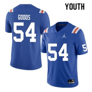 Youth Florida Gators #54 Lamar Goods NCAA Nike Blue Throwback Authentic Stitched College Football Jersey XWX6862XU